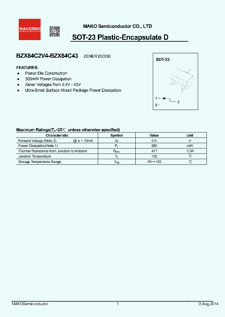 BZX84_8101955.PDF Datasheet