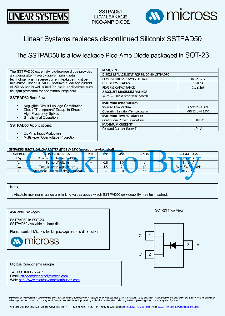 SSTPAD50-SOT-23_8102283.PDF Datasheet