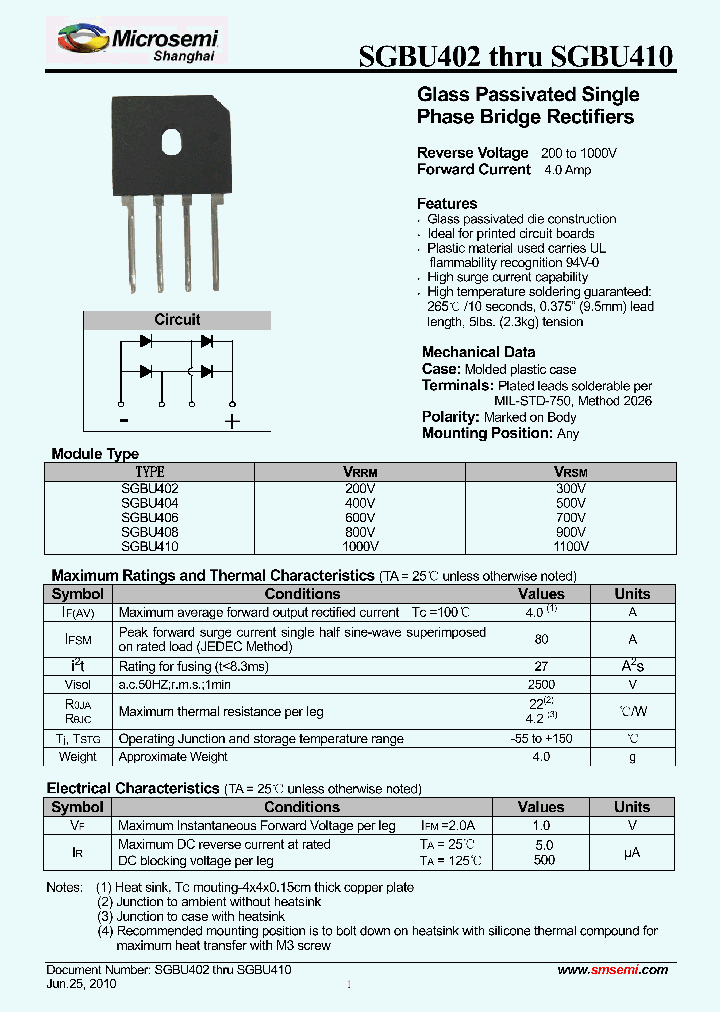 SGBU410_8106632.PDF Datasheet