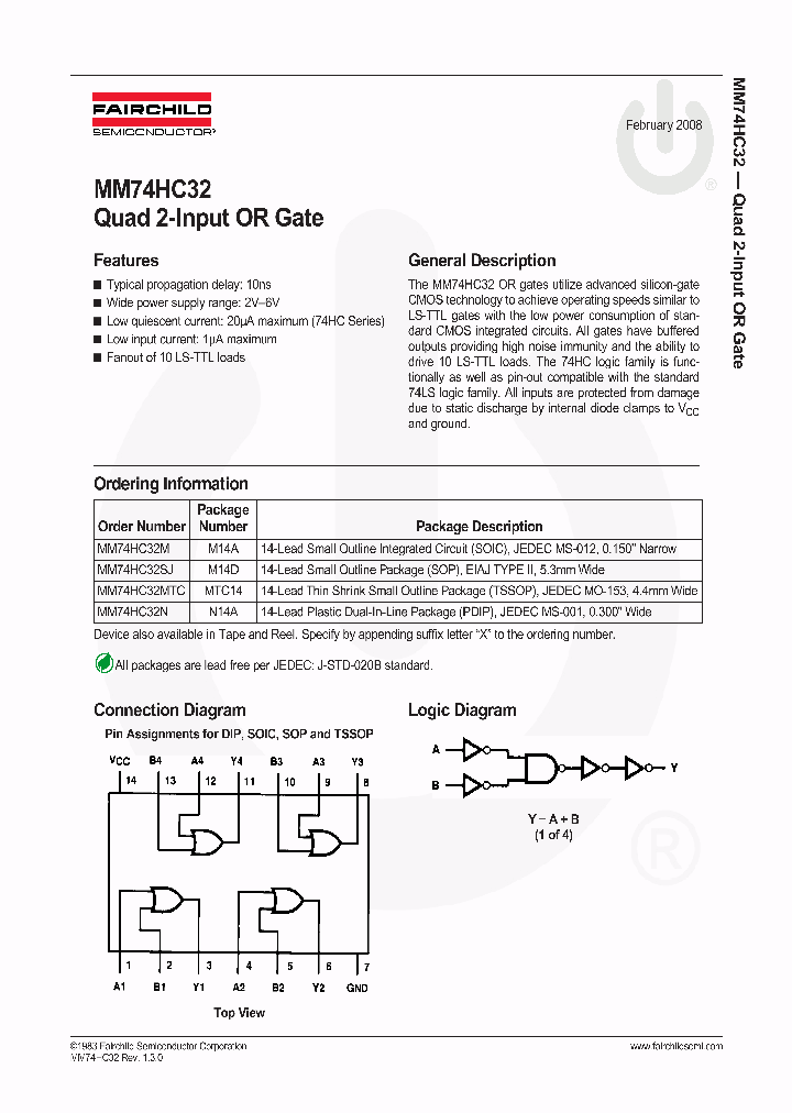 MM74HC32-08_8110784.PDF Datasheet