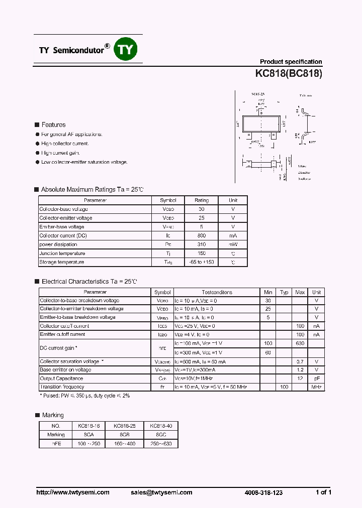 KC818_8113209.PDF Datasheet