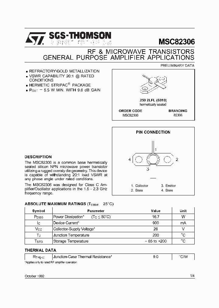 MSC82306_8115389.PDF Datasheet