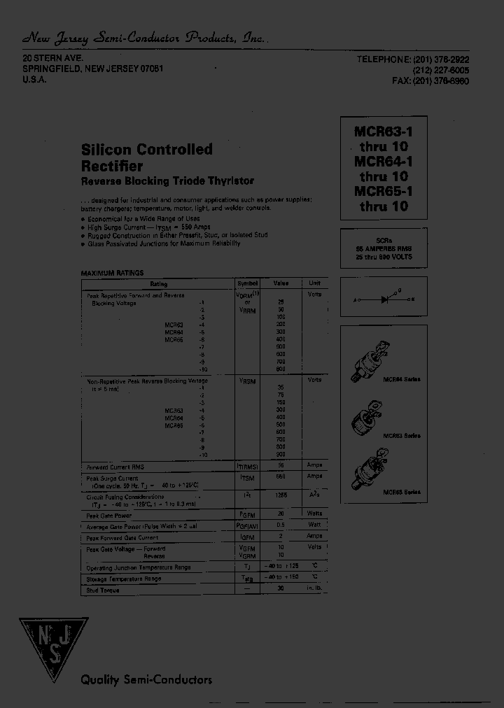 MCR64-1_8128302.PDF Datasheet