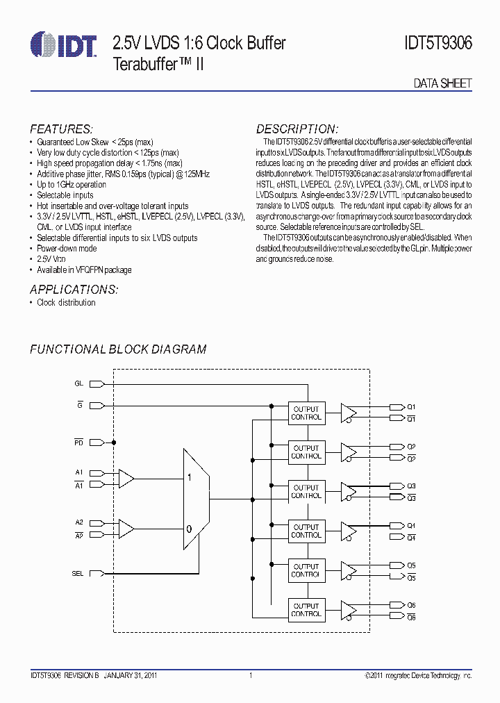 IDT5T9306NLGI_8135694.PDF Datasheet