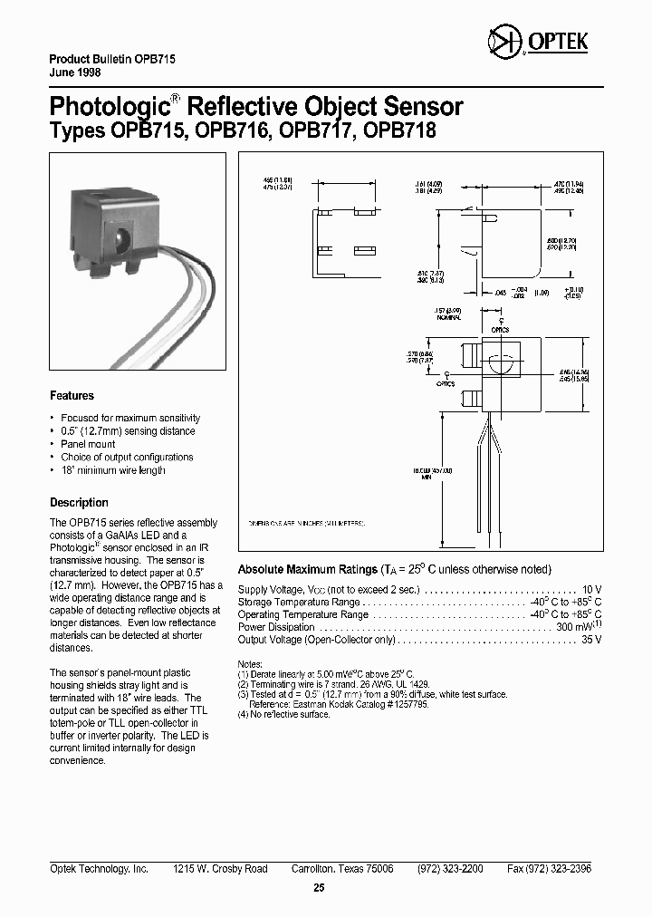 OPB717_8148820.PDF Datasheet