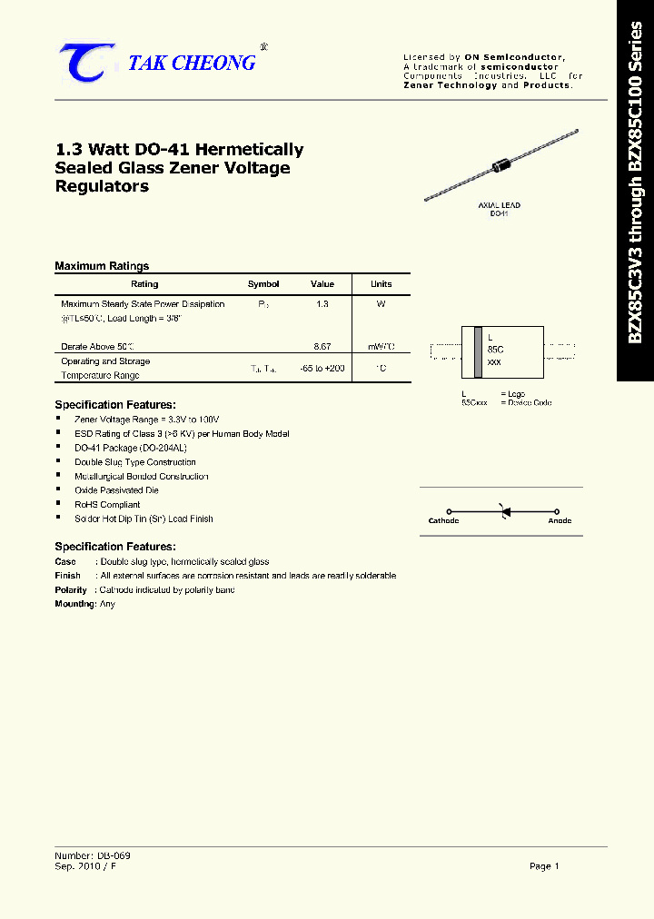 BZX85C18_8152199.PDF Datasheet