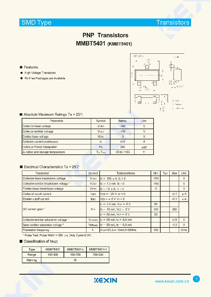 MMBT5401-3-15_8155306.PDF Datasheet