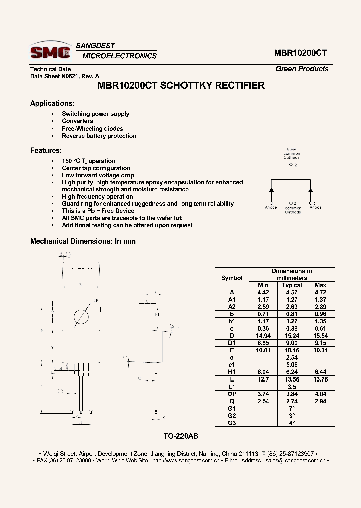 MBR10200CT_8161641.PDF Datasheet