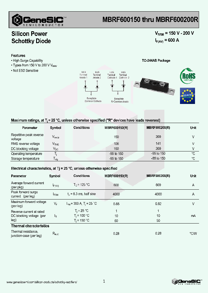 MBRF600150R_8164515.PDF Datasheet