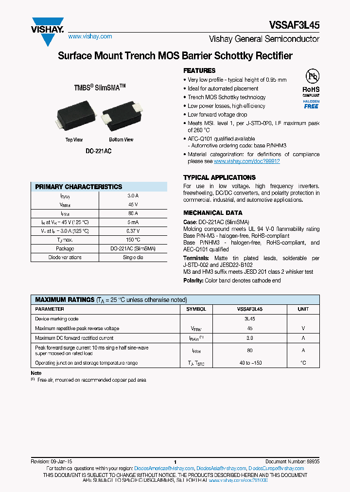 VSSAF3L45_8166456.PDF Datasheet