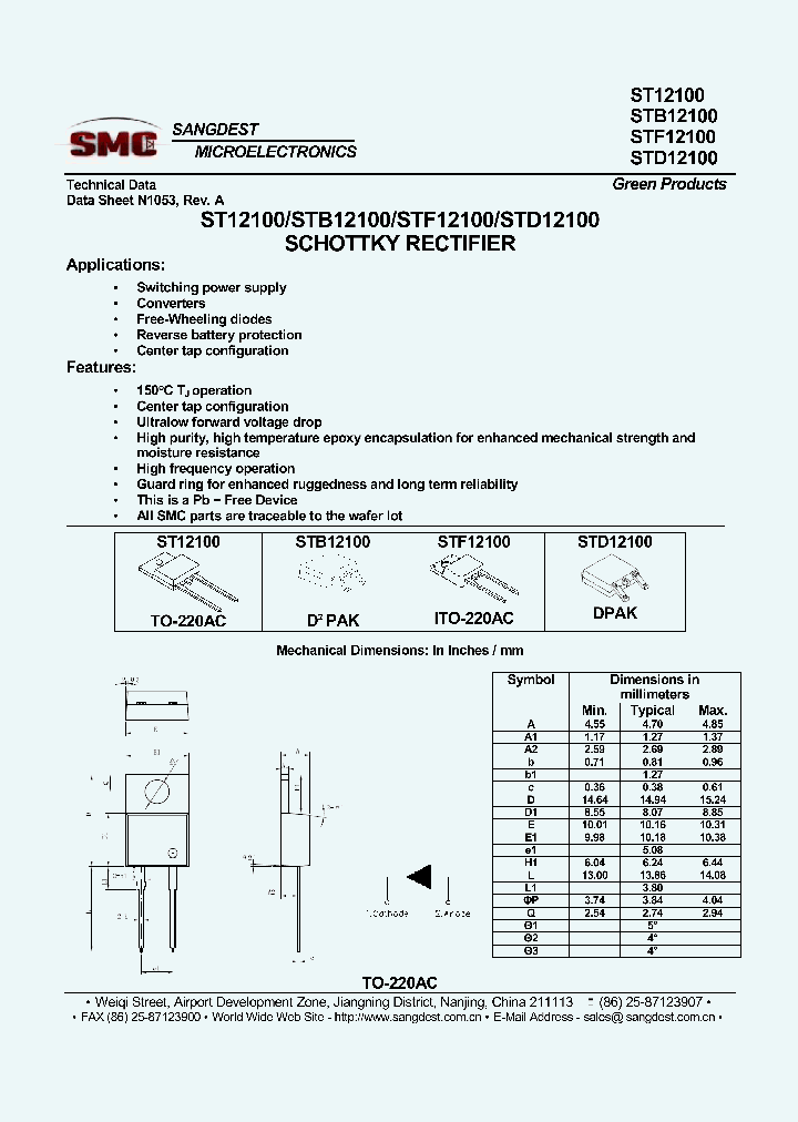 STB12100_8169968.PDF Datasheet