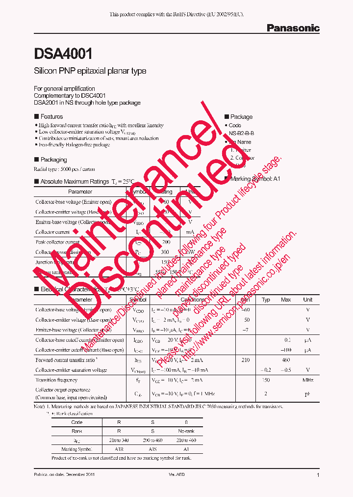 DSA4001_8170812.PDF Datasheet