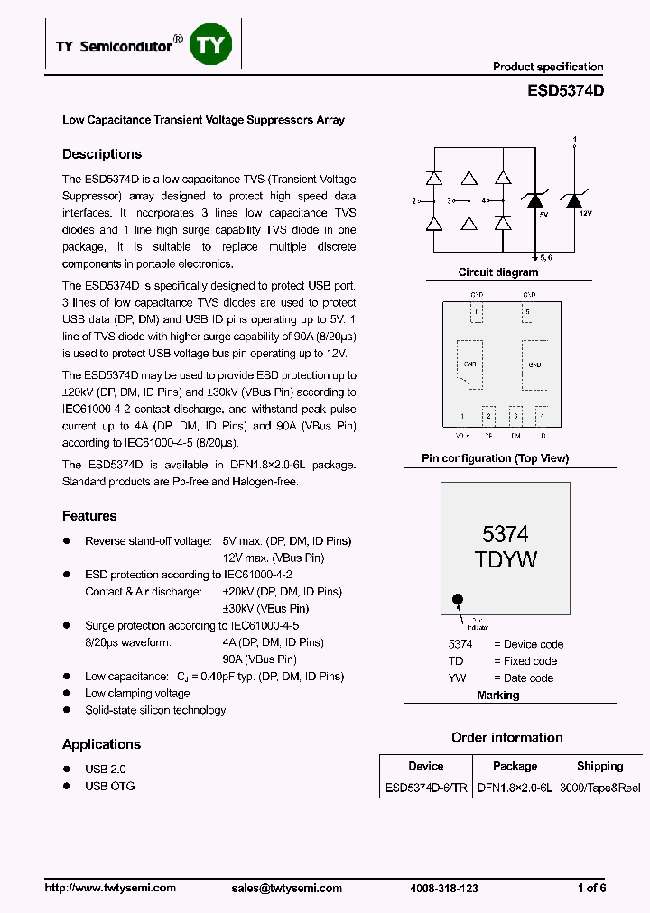 ESD5374D_8172753.PDF Datasheet