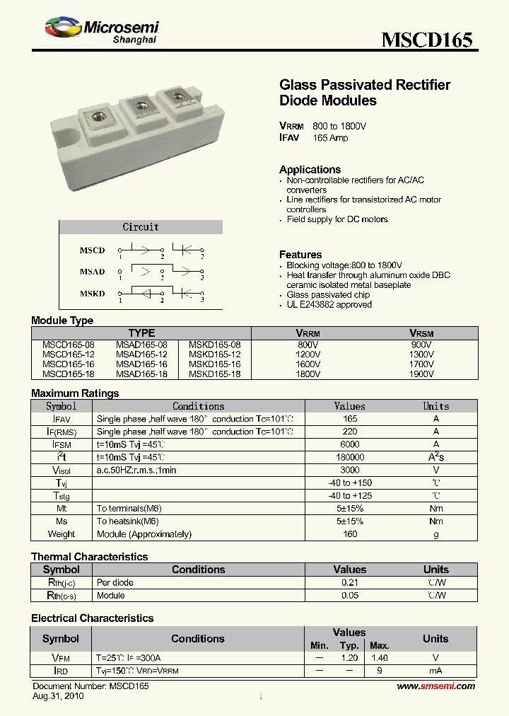 MSCD165-18_8174739.PDF Datasheet