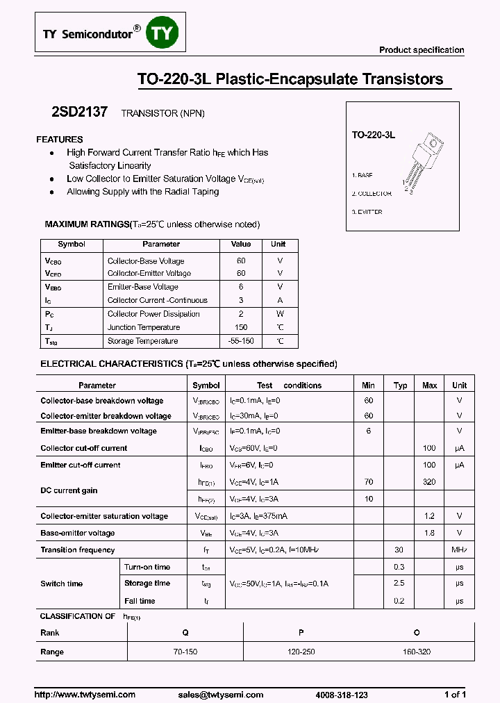 2SD2137-TO220-3L_8177249.PDF Datasheet