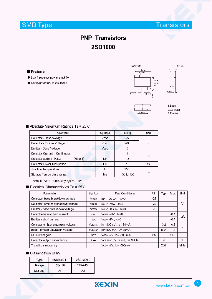 2SB1000-15_8180693.PDF Datasheet