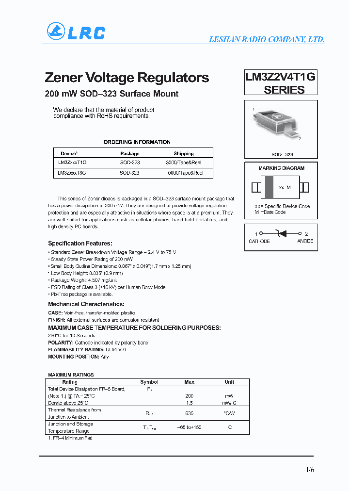 LM3Z18VT1G-15_8183329.PDF Datasheet