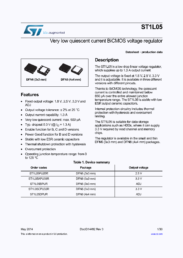 ST1L05DPUR_8184734.PDF Datasheet