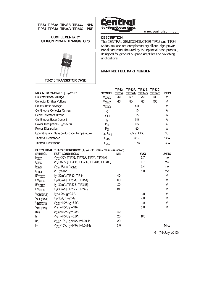 TIP33A_8190336.PDF Datasheet