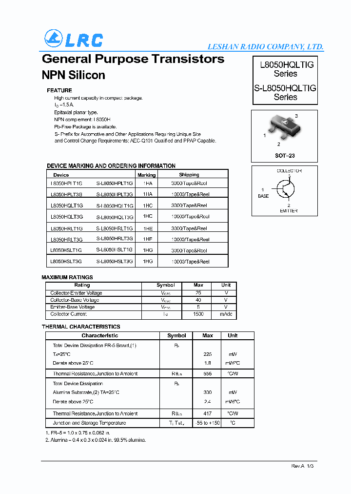 L8050HRLT1G-15_8191835.PDF Datasheet