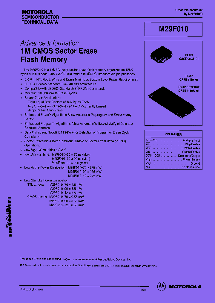 M29F010CF90R_8196092.PDF Datasheet