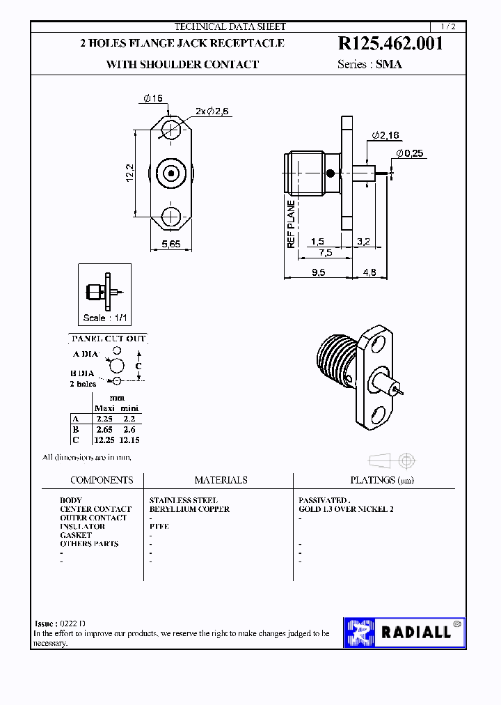R125462001_8206594.PDF Datasheet