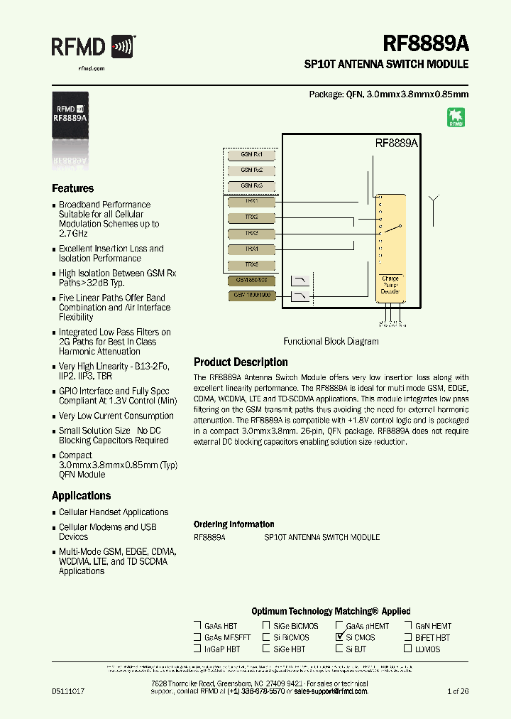 RF8889A_8209797.PDF Datasheet