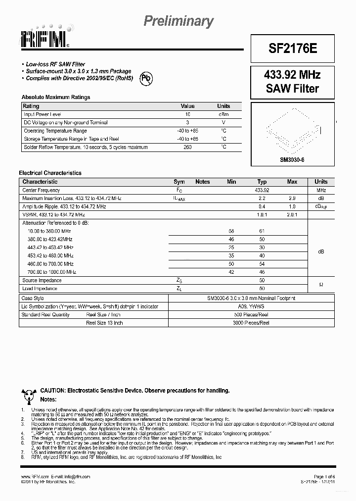 SF2176E_7834951.PDF Datasheet