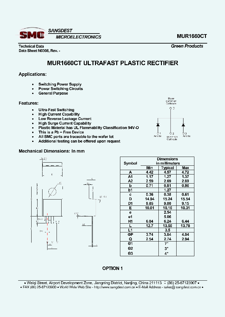 MUR1660CT_8211363.PDF Datasheet