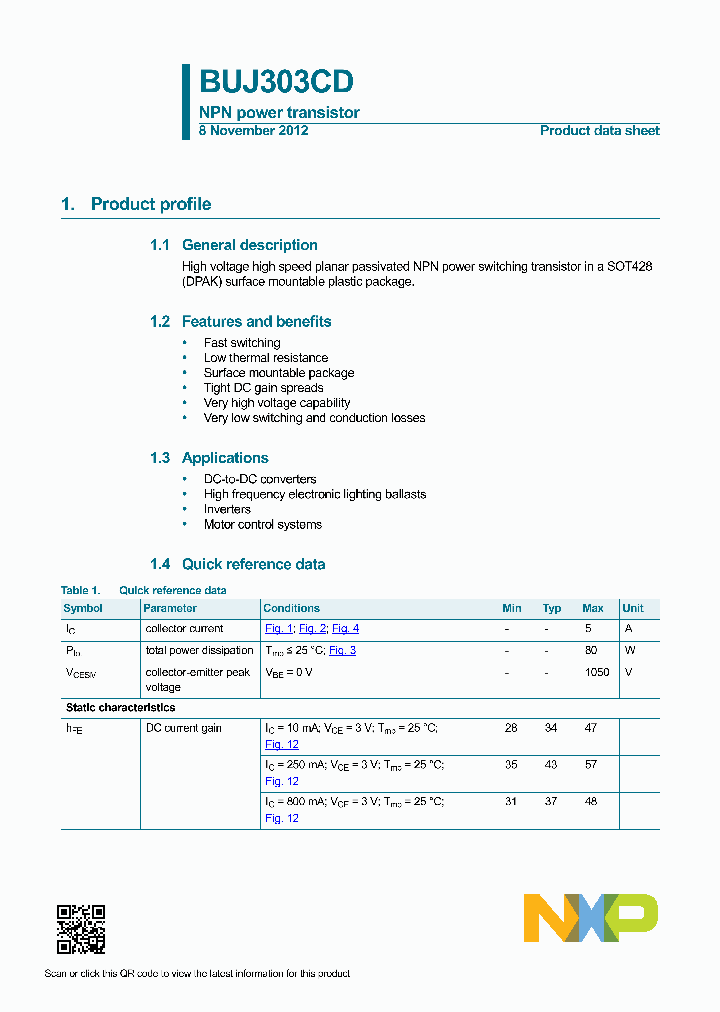 BUJ303CD-15_8213670.PDF Datasheet