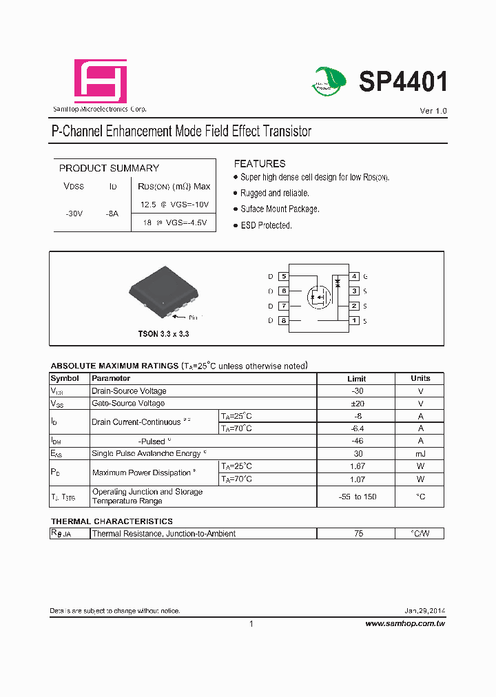 SP4401_8216768.PDF Datasheet