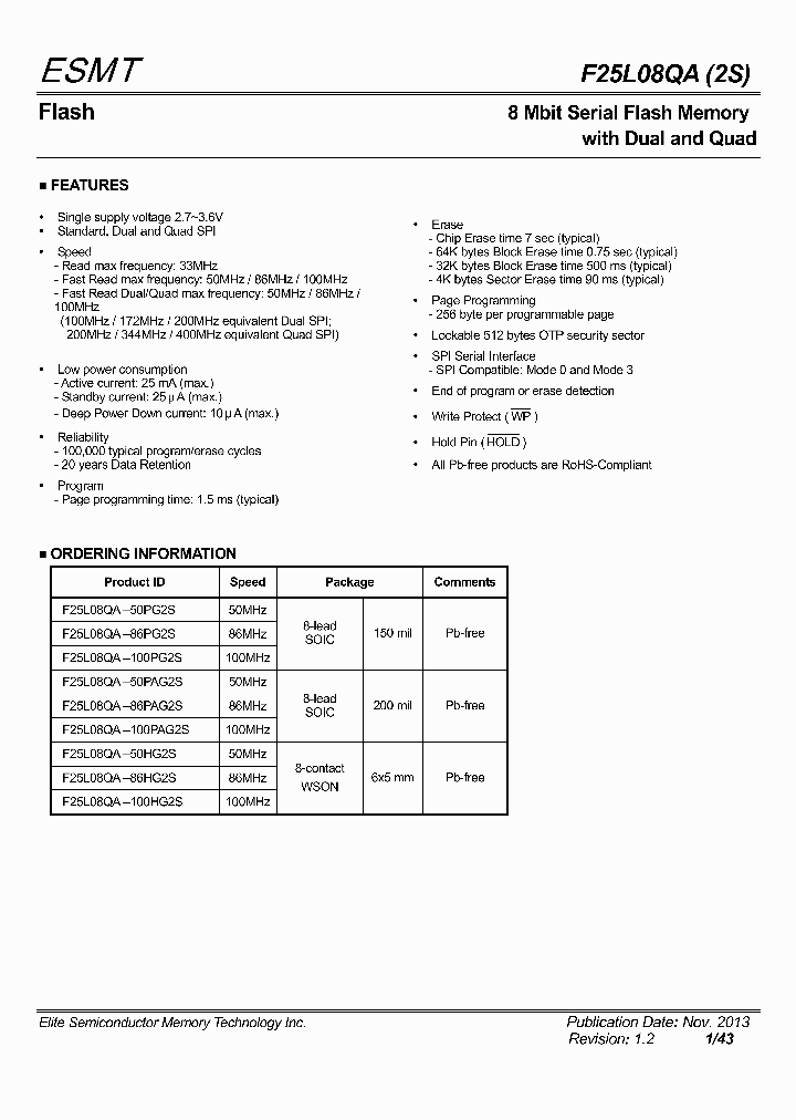 F25L08QA-2S_8218059.PDF Datasheet