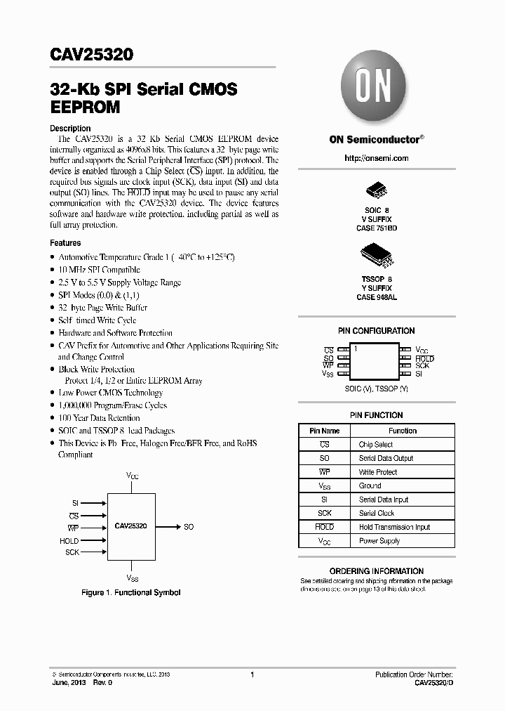 CAV25320_8218261.PDF Datasheet