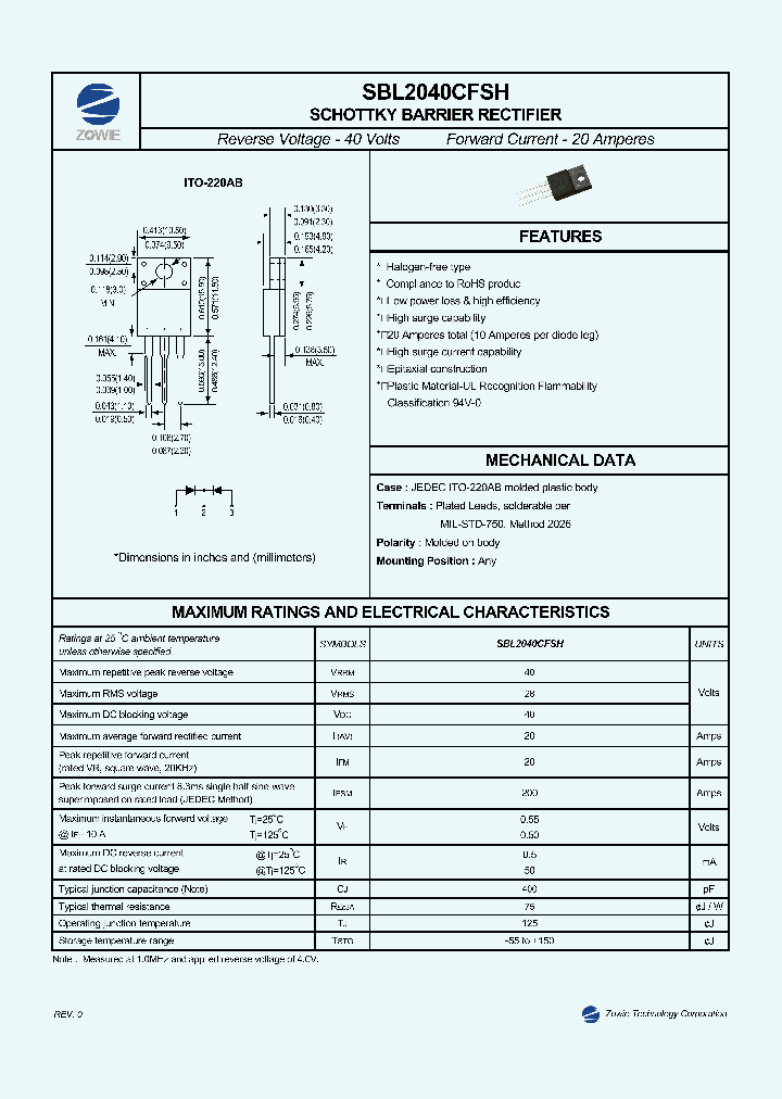 SBL2040CFSH_8221298.PDF Datasheet