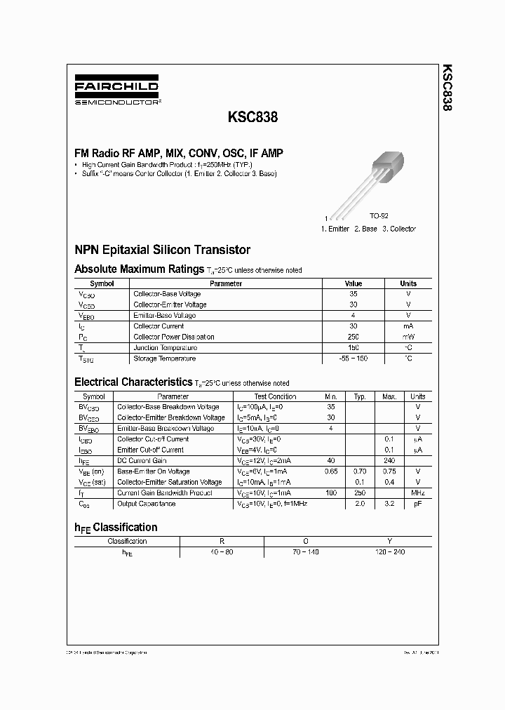 KSC838OTA_8221948.PDF Datasheet