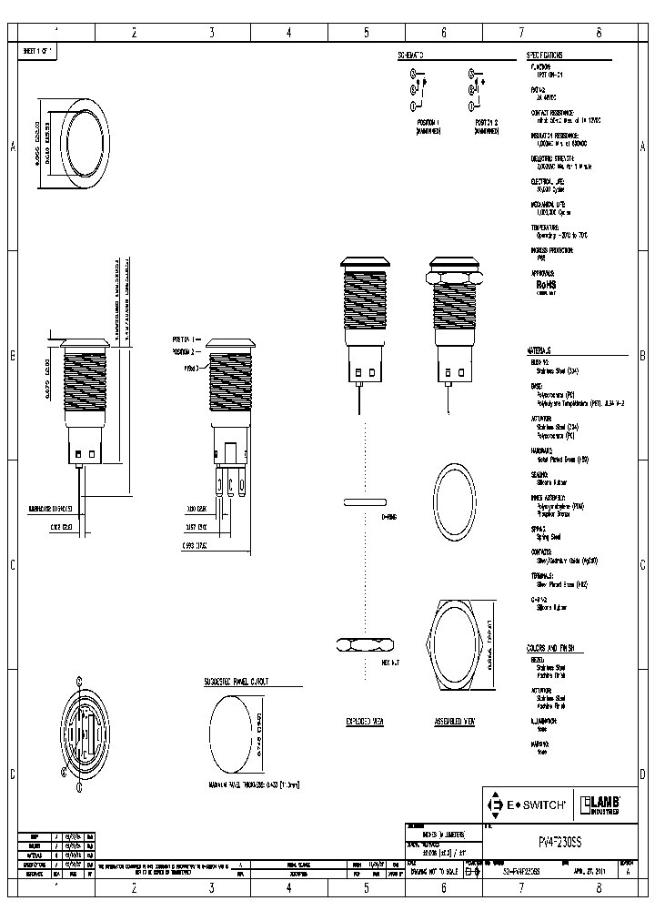 52-PV4F230SS_8222170.PDF Datasheet