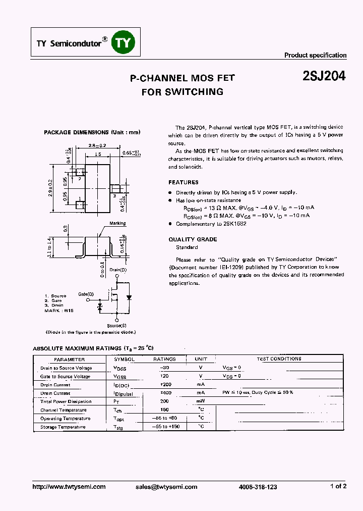 2SJ204_8223042.PDF Datasheet