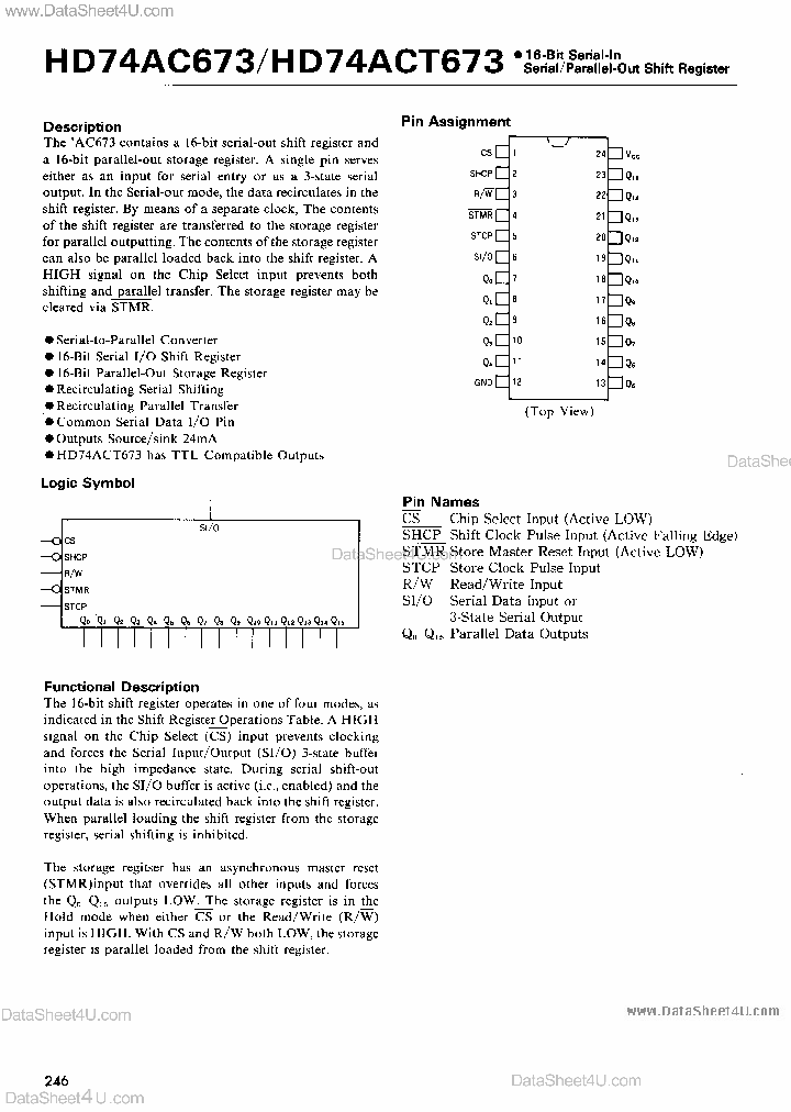 HD74ACT673_7842704.PDF Datasheet