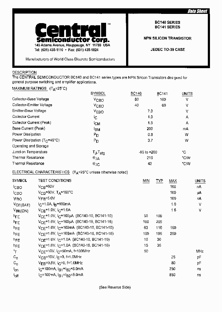 BC141_8224411.PDF Datasheet