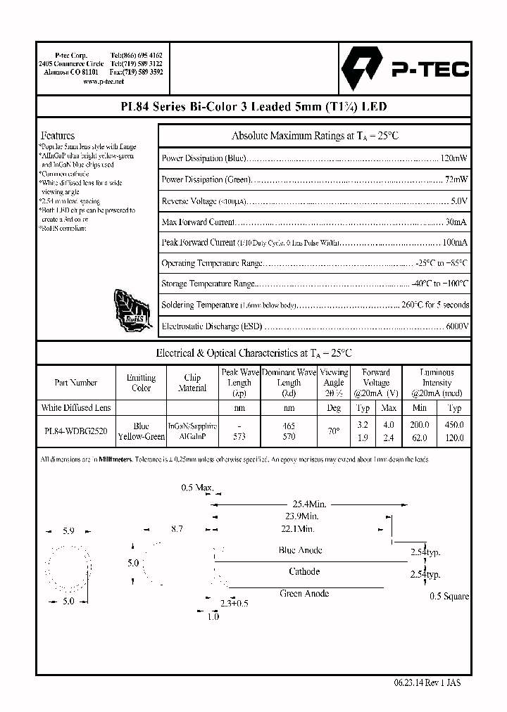 PL84-WDBG2520_8226800.PDF Datasheet