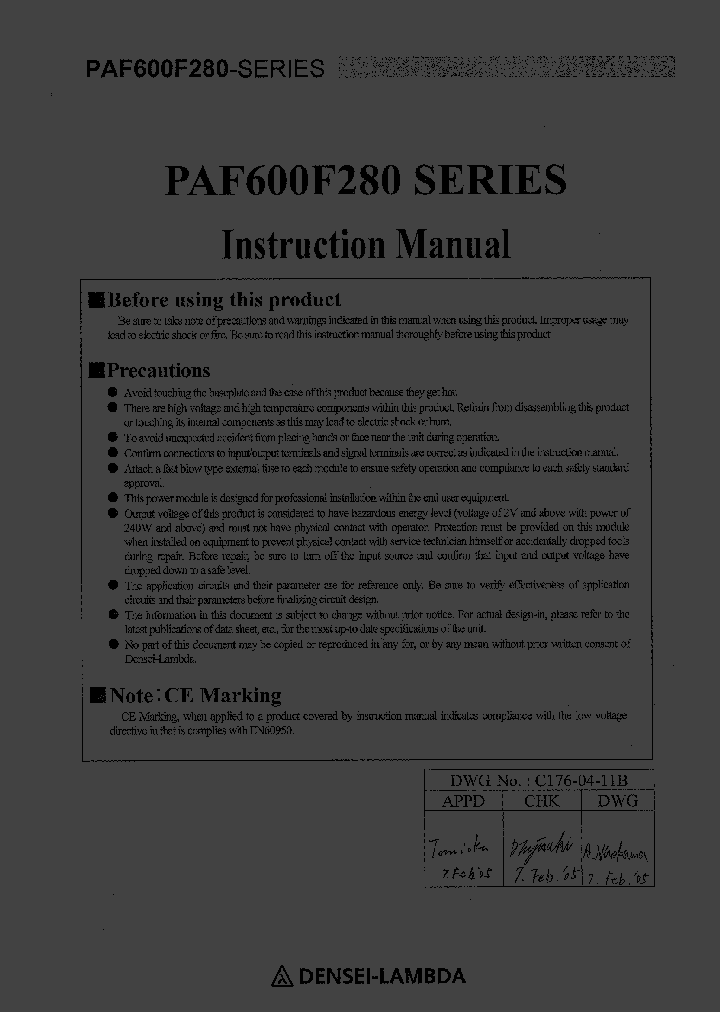 PAF600F280_8228138.PDF Datasheet