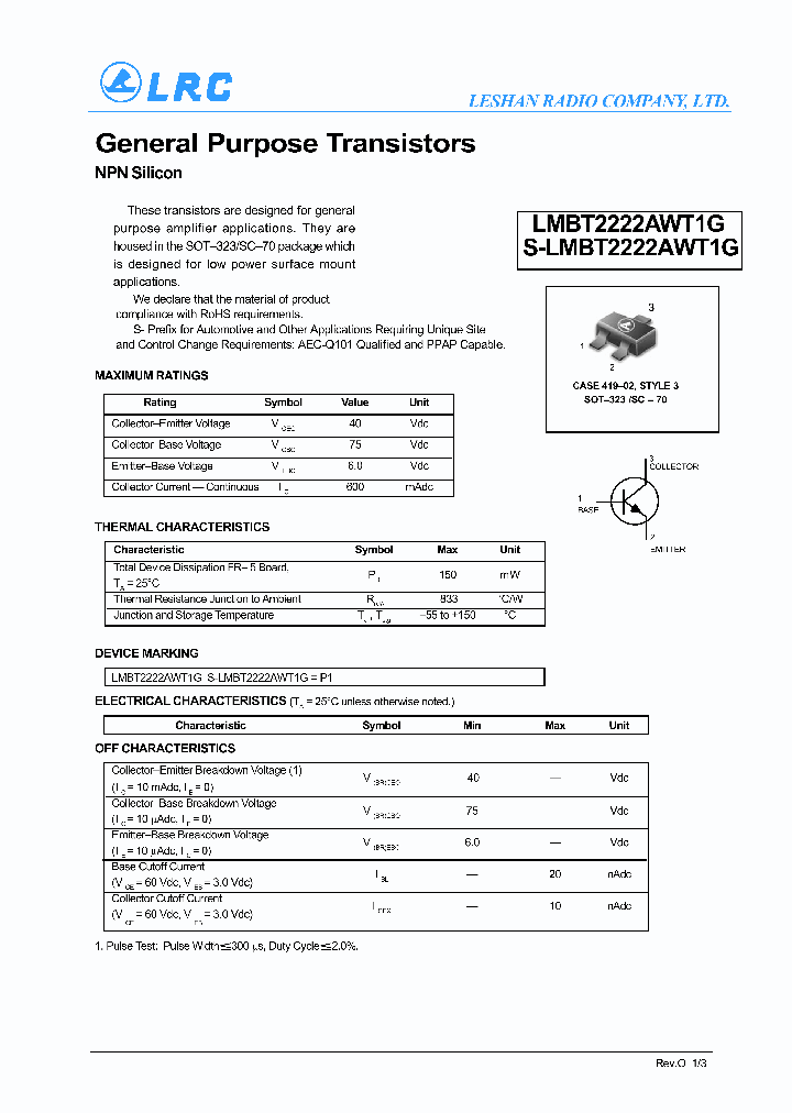 LMBT2222AWT1G-15_8228378.PDF Datasheet