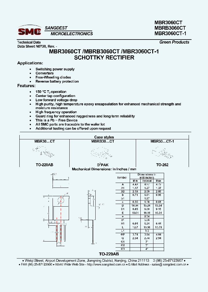 MBR3060CT-1_8229117.PDF Datasheet