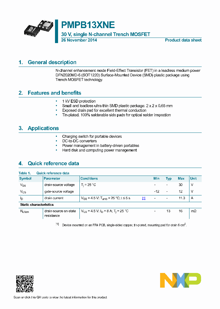 PMPB13XNE-15_8229204.PDF Datasheet