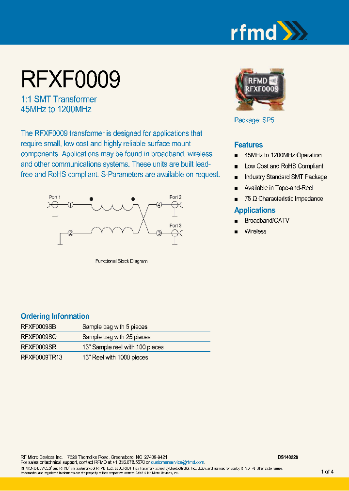 RFXF0009_8232220.PDF Datasheet