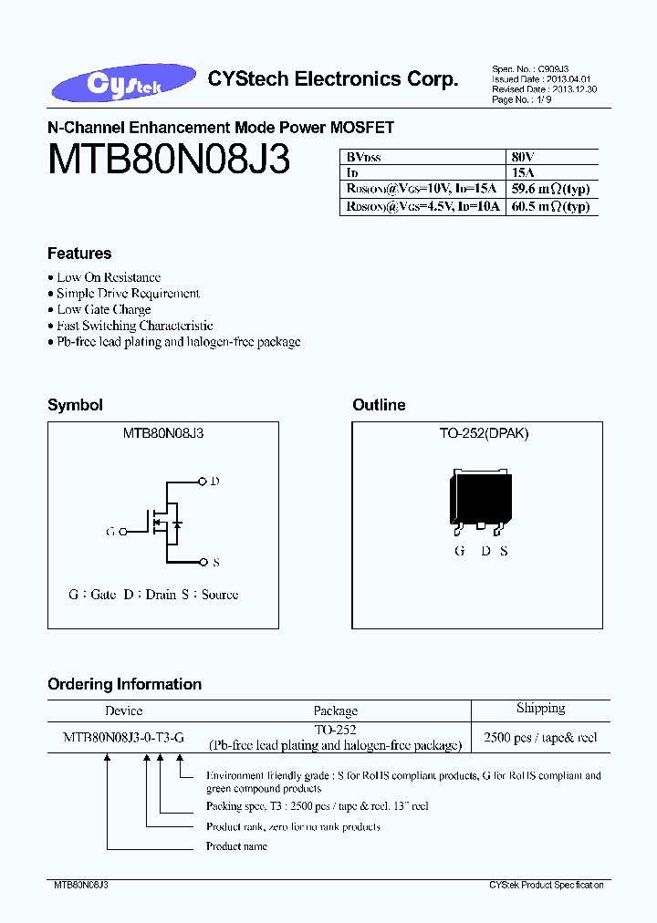 MTB80N08J3_8232576.PDF Datasheet