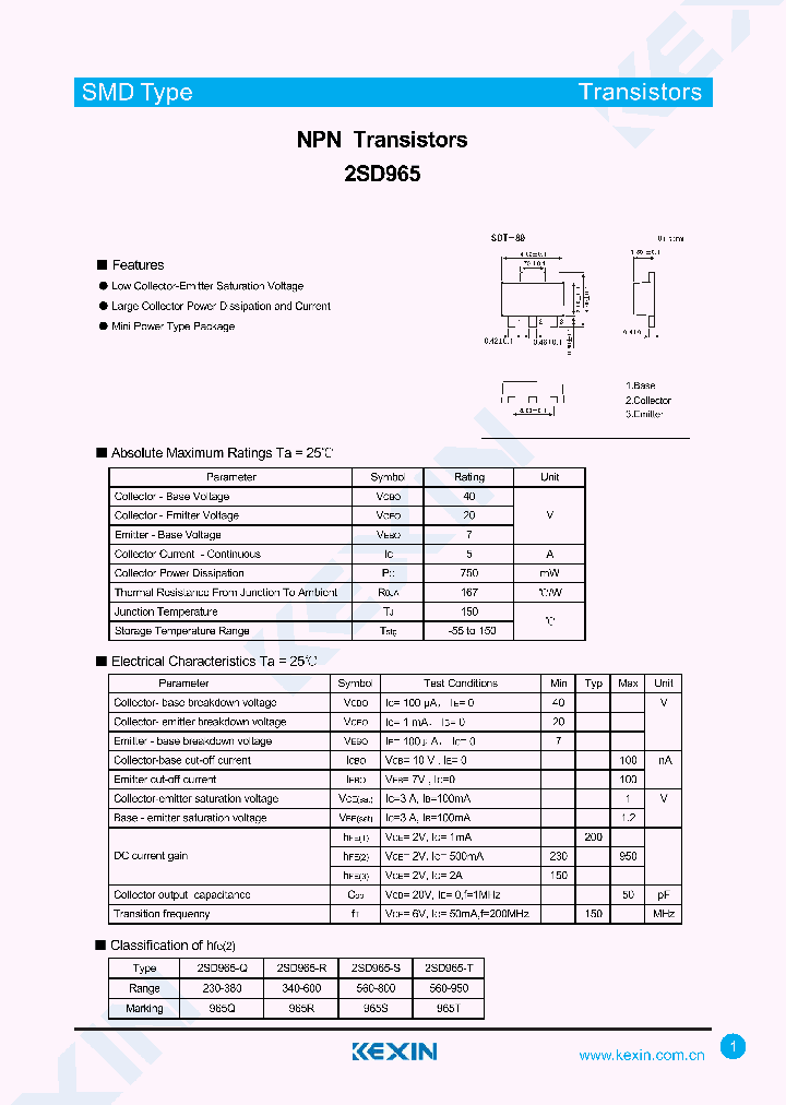 2SD965-Q_8232777.PDF Datasheet