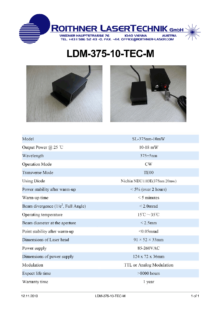 LDM-375-10-TEC-M_8233225.PDF Datasheet