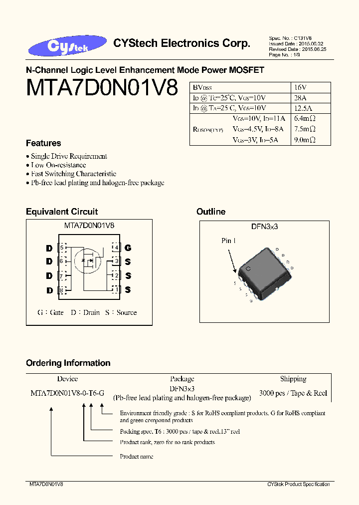 MTA7D0N01V8_8234462.PDF Datasheet
