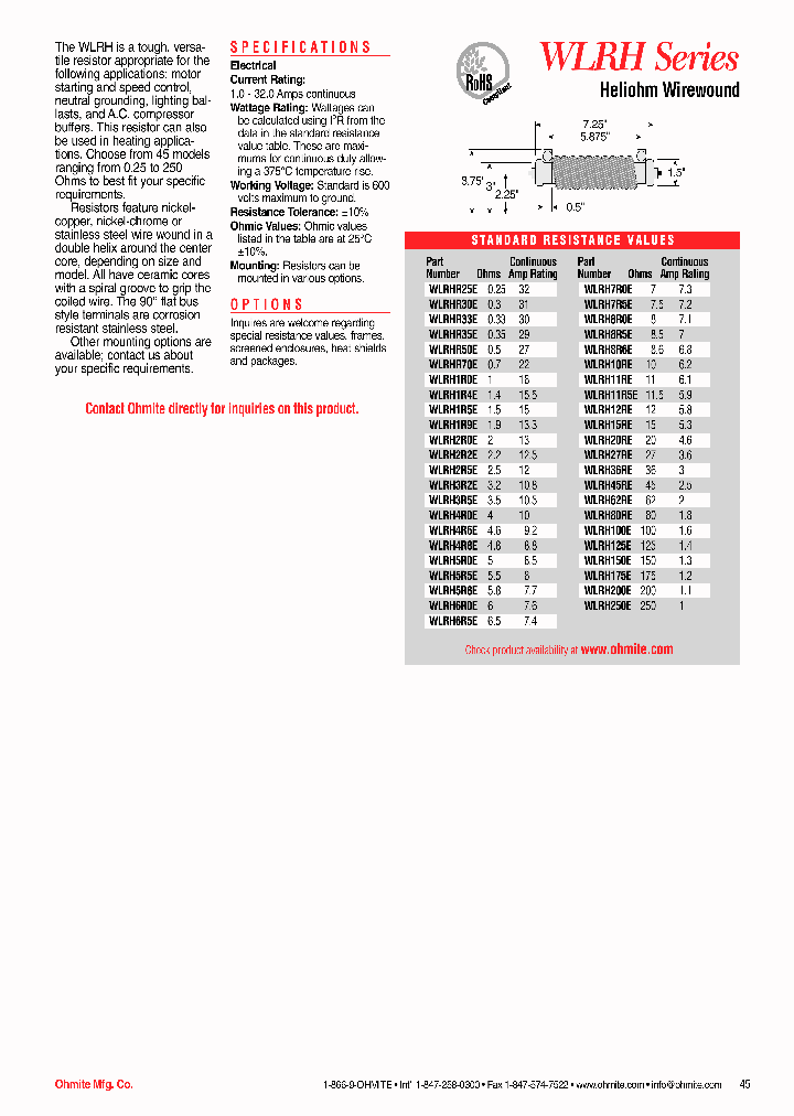 WLRHR70E_8234894.PDF Datasheet
